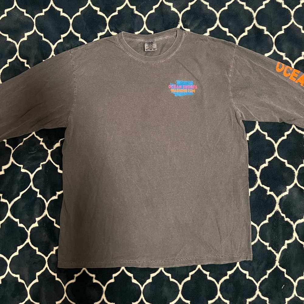 Ocean shores long sleeve shirt